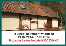 Muzeum leśne nieczynne